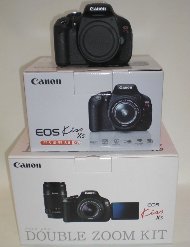 Canon デジタル一眼カメラ EOS Kiss X5 Wズームキット