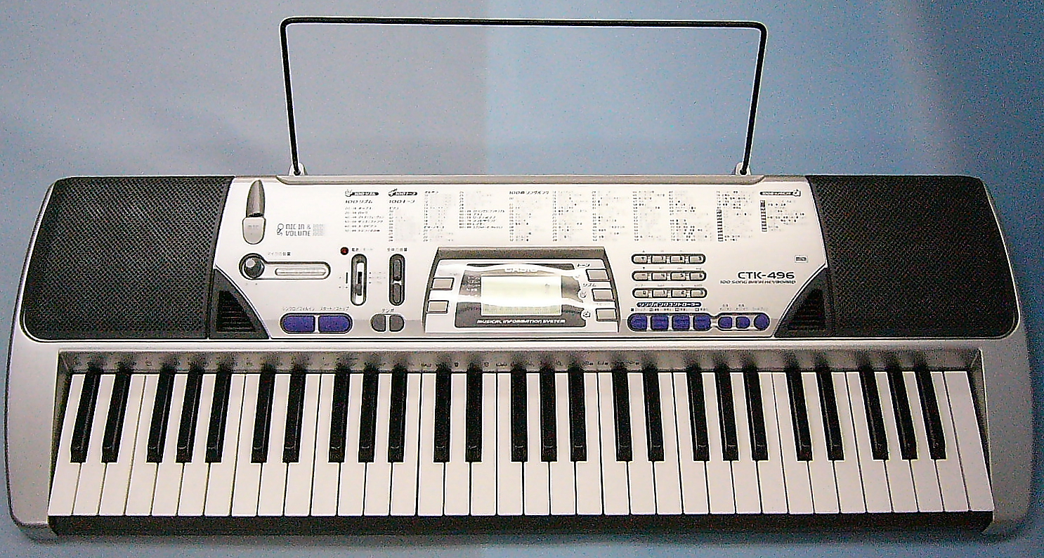 CASIO　キーボード　CTK-496