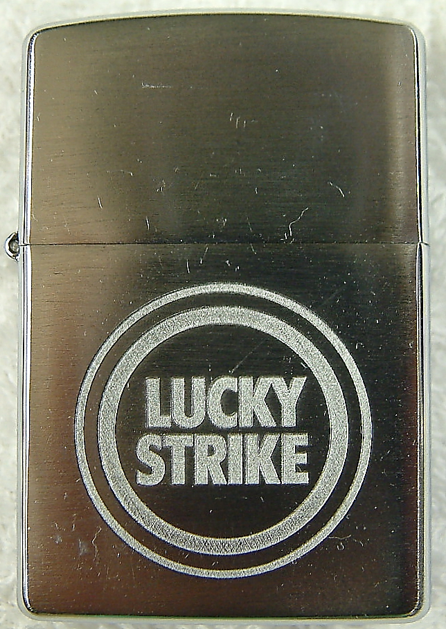 未使用】96年製 LUCKY STRIKE 真鍮ブラスZippo パッケージ+