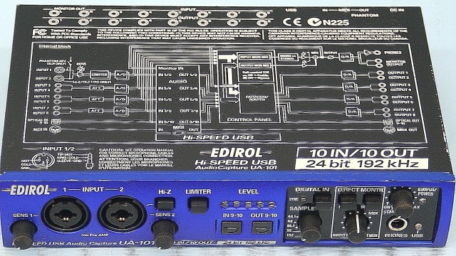 EDIROL　オーディオインターフェース　UA-101