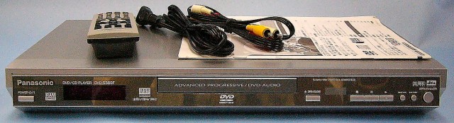 Panasonic　DVDプレーヤー　DVD-S380F