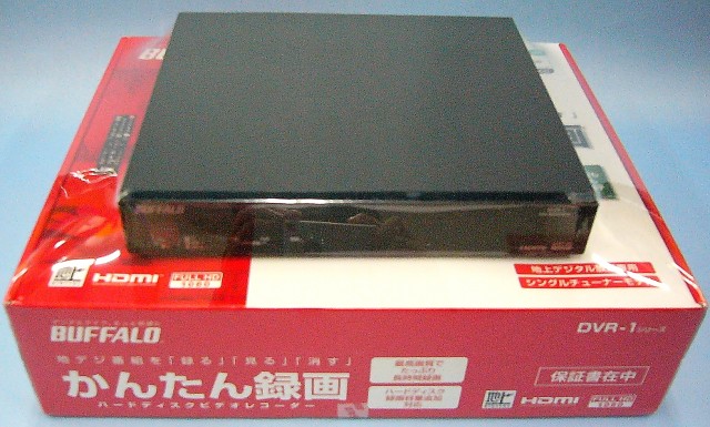 BUFFALO　HDDレコーダー　DVR-1/500G