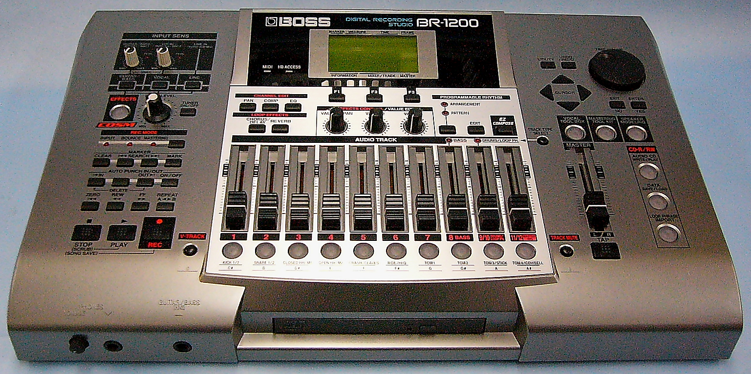 【通信販売】BOSS BR-1200CD デジタルレコーディングスタジオ マルチトラックレコーダー MTR ジャンク マルチトラックレコーダー