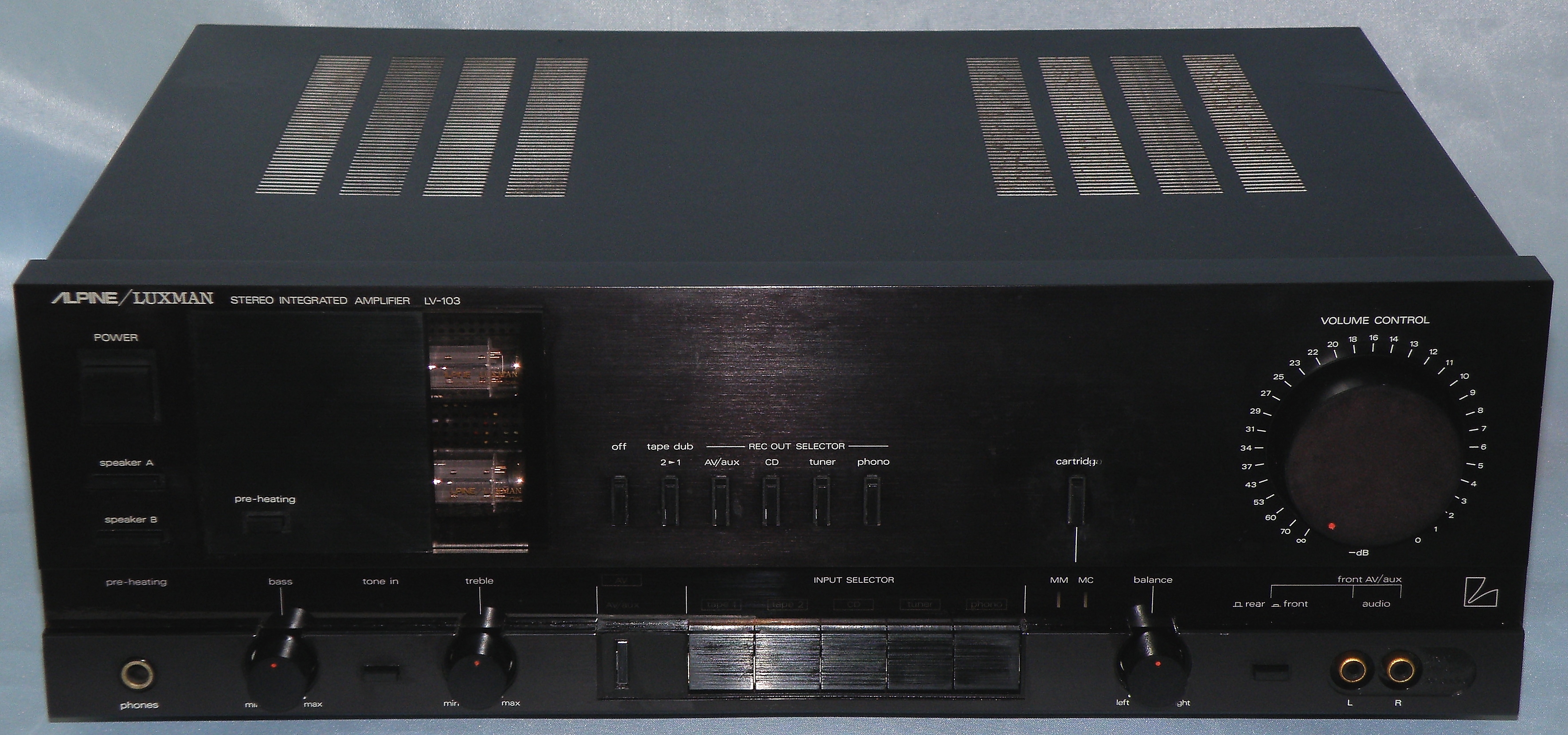 ALPINE/LUXMAN　プリメインアンプ　LV-103