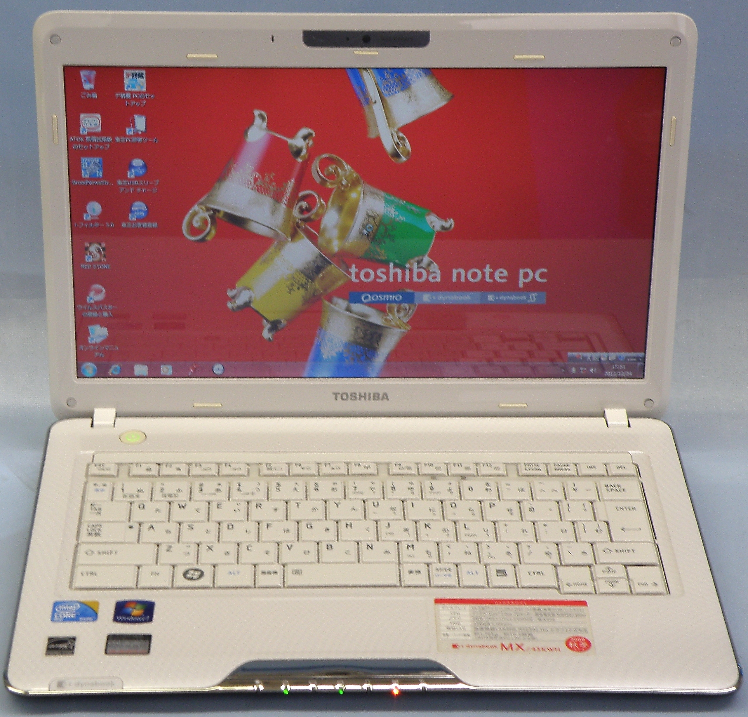 TOSHIBA　ノートパソコン　dynabook MX/43KWH