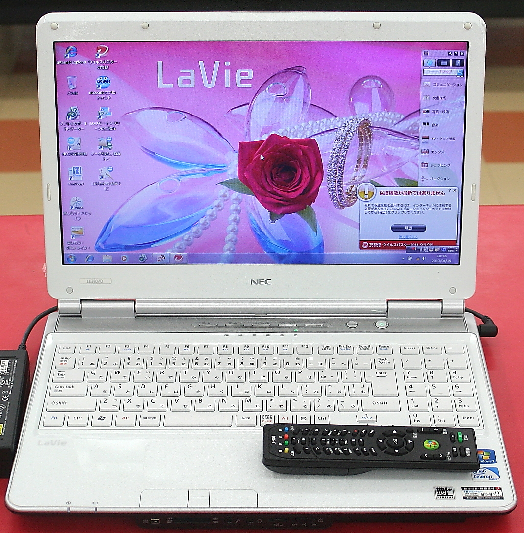 NEC　ノートパソコン　PC-LL370DS6W