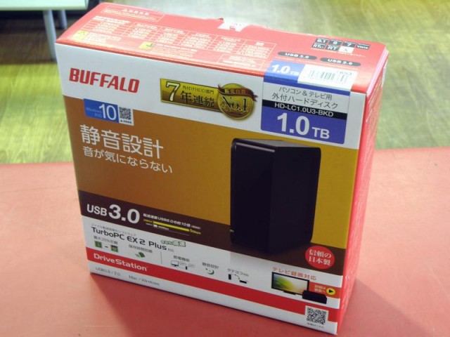 BUFFALO 外付けHDD HD-LC1.0U3-BKD｜ ハードオフ安城店