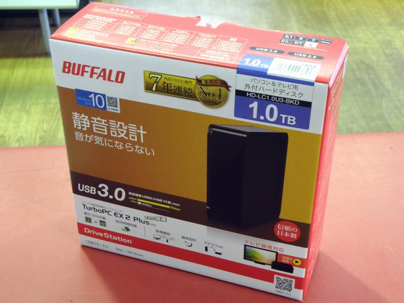 BUFFALO 外付けHDD HD-LC1.0U3-BKD｜ ハードオフ安城店 | 名古屋・三河