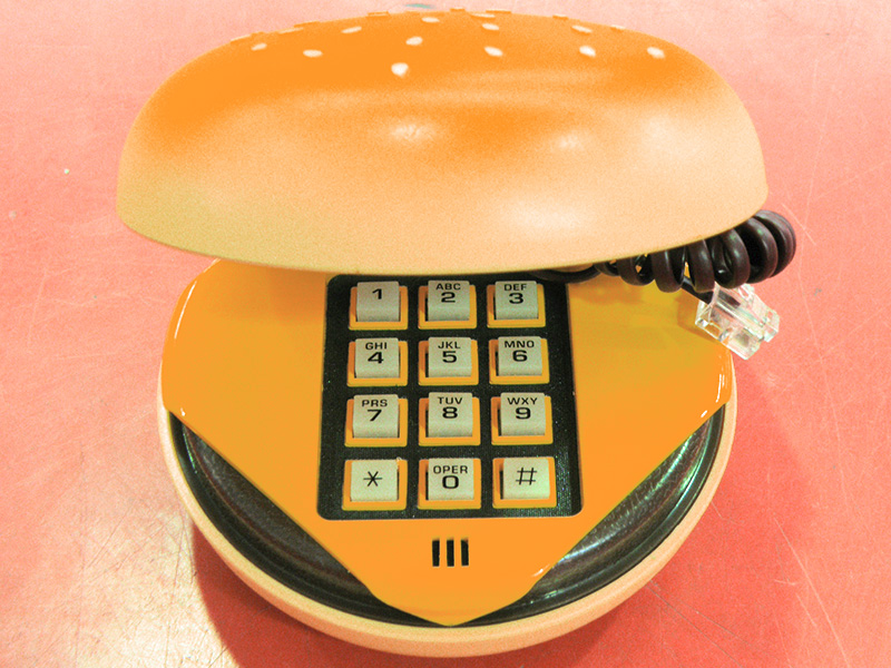 アメリカ雑貨 ハンバーガー型電話機 NP-301 | ハードオフ安城店