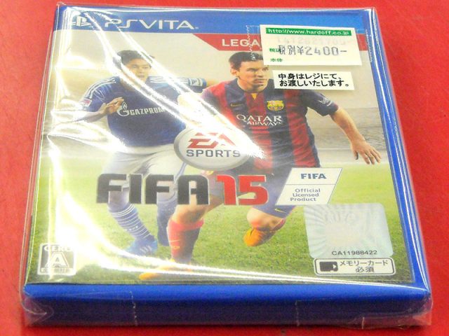 PS VITA SPORTS FIFA15 | ハードオフ西尾店