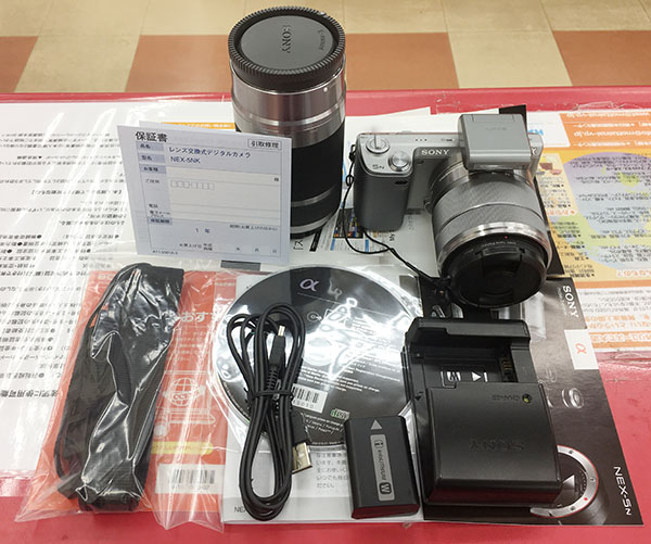 SONY ミラーレス一眼ダブルズームキット NEX-5NK入荷しました｜ ハードオフ三河安城店