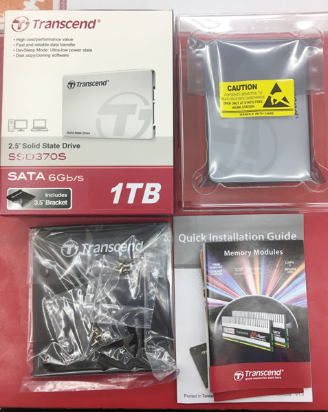 Transcend 内蔵SSD(1TB)  TS1SSD370S入荷しました。｜ ハードオフ三河安城店