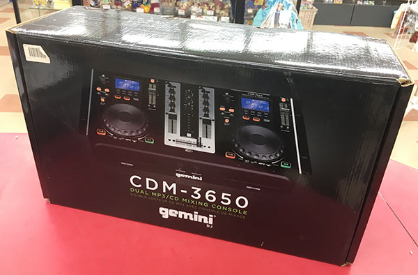 gemini デュアルCDJプレーヤー CDM-3650入荷しました｜ ハードオフ三河安城店