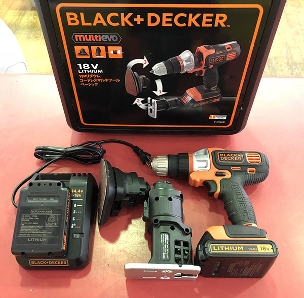 BLACK＆DECKER 18Vリチウムマルチツールベーシック EVO183B1｜ ハードオフ安城店