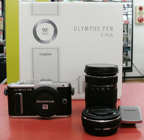 OLYMPUS ミラーレス一眼カメラ PEN E-PL8 EZダブルズームキット| ハードオフ豊田上郷店