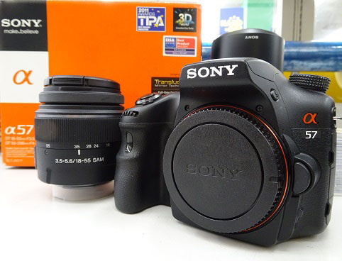 SONY α57 Wズームkit お売り頂けました彡☆｜ ハードオフ三河安城店