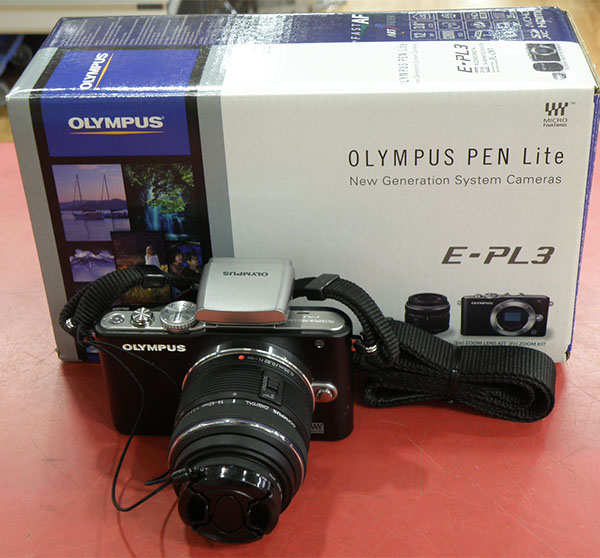 OLYMPUS ミラーレスデジタル一眼カメラ PEN Lite E-PL3 レンズキット｜ ハードオフ安城店 | 名古屋・三河の大型リサイクル